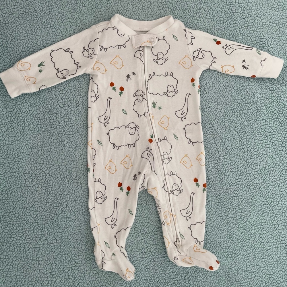 3M footed onesie